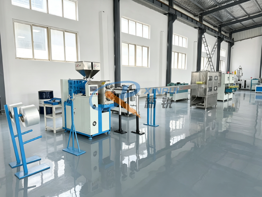 کیفیت  Single Double Color High Speed PVC Coating Yarn Polyester Yarn Making Machine For Curtain کارخانه