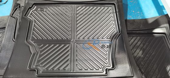 دستگاه تولید ورق وکیوم فرمینگ برای کفپوش خودرو از جنس TPE TPV TPR با ابعاد 1400-1800 میلی‌متر