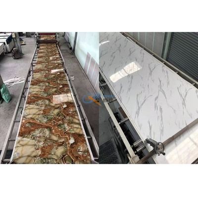 دستگاه ورق سنگ مرمر PVC مصنوعی پوشش 1220 میلی متر